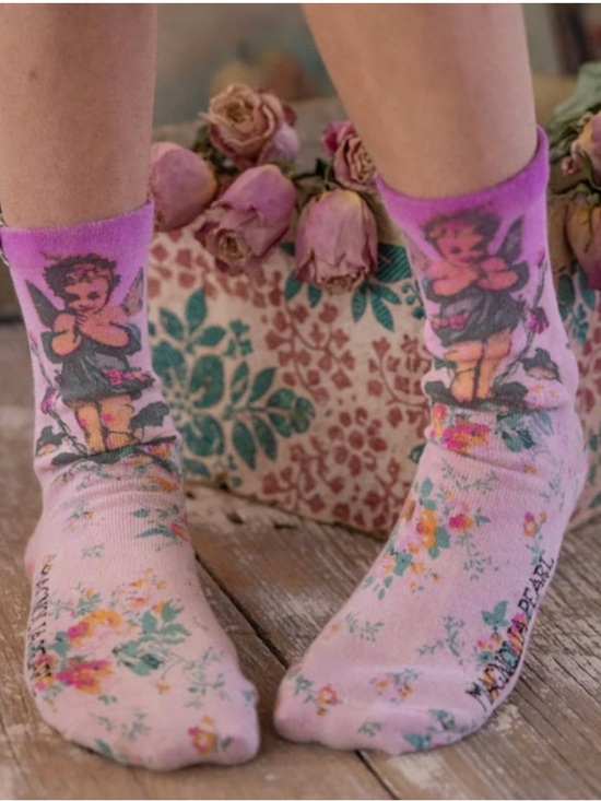 Magnolia Pearl Accessories - NWT Magnolia Pearl Maysie Socks in Crown of Love